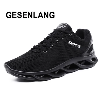 2019 Men's Black Running Sports Shoes Light Soft Breathable Sneakers For Men Wearable Anti-Skid Male Outdoor Trail Walking Shoes
2019 Men's Black Running Sports Shoes Light Soft Breathable Sneakers For Men Wearable Anti-Skid Male Outdoor Trail Walking Shoes