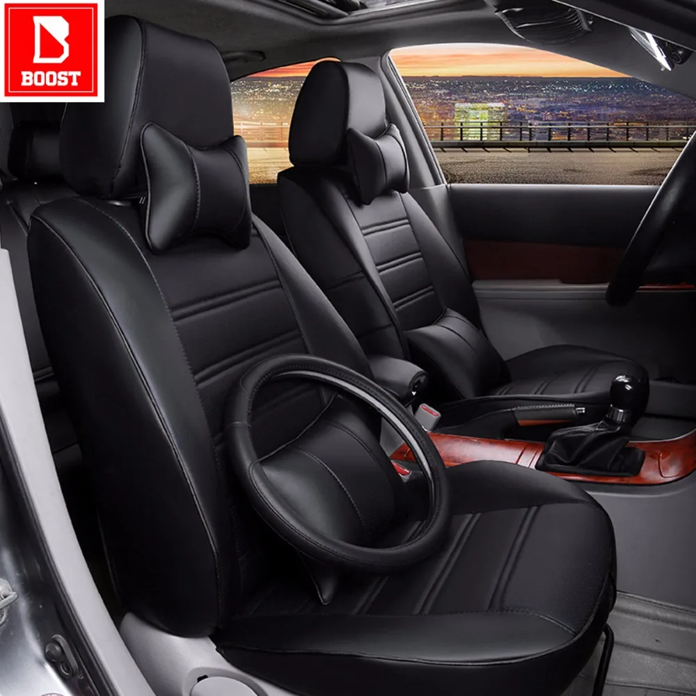 BOOST CX-03 9pcs Car Seat Cover Set Kit Black Seat Covers Steering Wheel Headrest Car Pillows Universal Vehicles Interio Auto
BOOST CX-03 9pcs Car Seat Cover Set Kit Black Seat Covers Steering Wheel Headrest Car Pillows Universal Vehicles Interio Auto