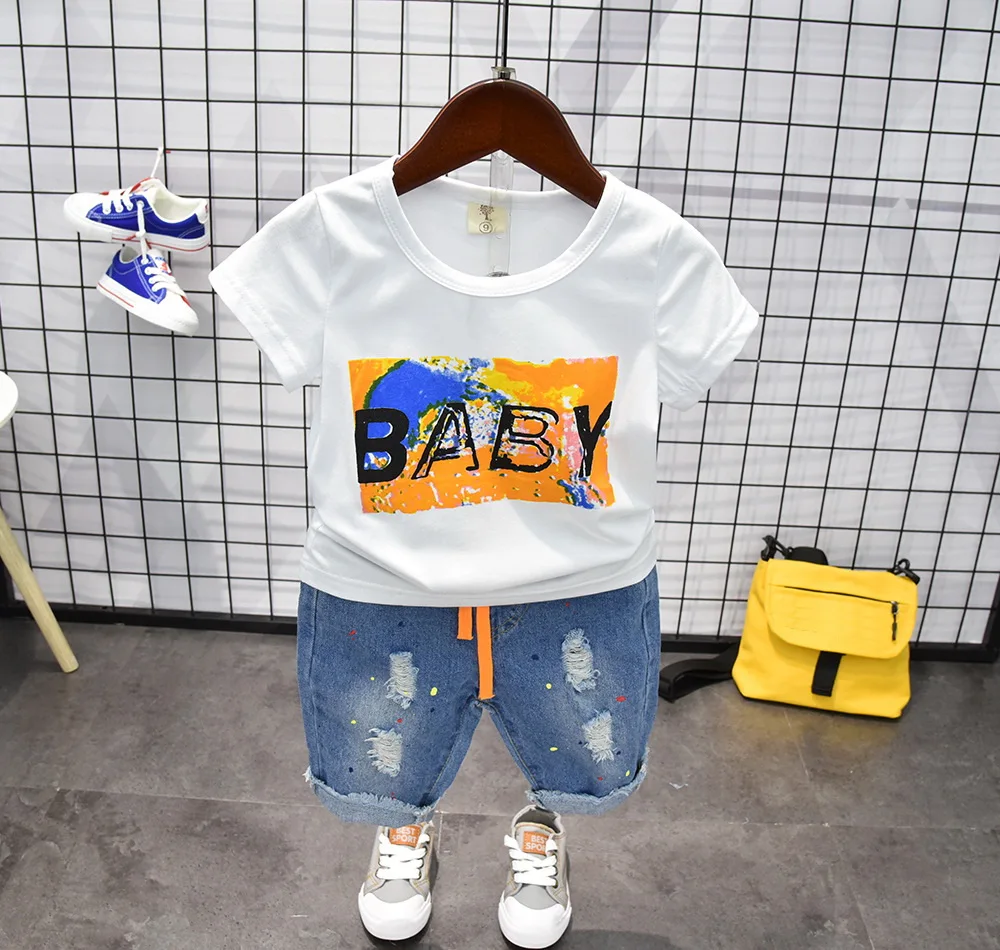 Baby Boy Clothing Set Summer Toddler Boy Clothes Short sleeveT Shirt Top and shorts Pants Set Children Baby Boy Outfit 2-6years
Baby Boy Clothing Set Summer Toddler Boy Clothes Short sleeveT Shirt Top and shorts Pants Set Children Baby Boy Outfit 2-6years