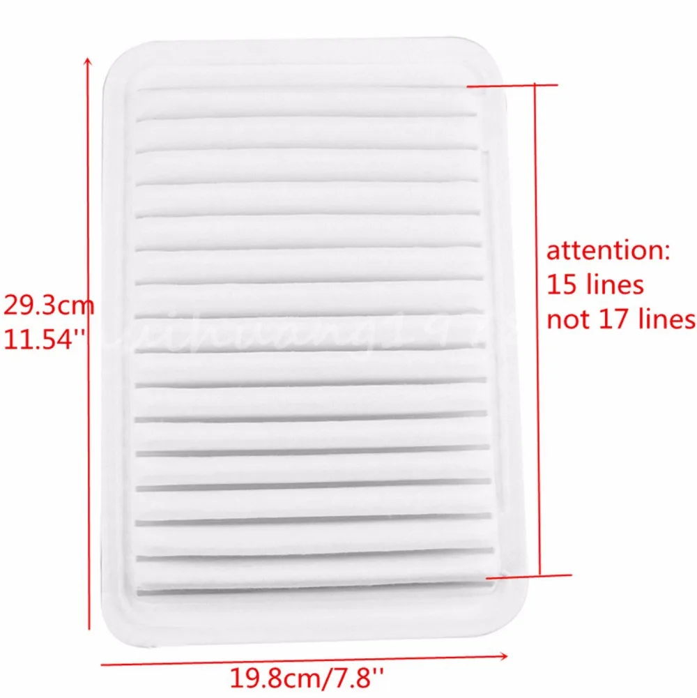 

New A/C Styling Car Auto Vehicle Engine Air Filter For Toyota Camry Avalon Sienna Solara Lexus ES300 ES330 RX330 RX350 White