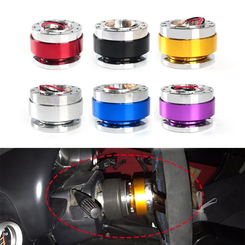 Universal Car Auto Steering Wheel Quick Release Hub Adapter Snap Off Boss Kit Car Accessories
Universal Car Auto Steering Wheel Quick Release Hub Adapter Snap Off Boss Kit Car Accessories