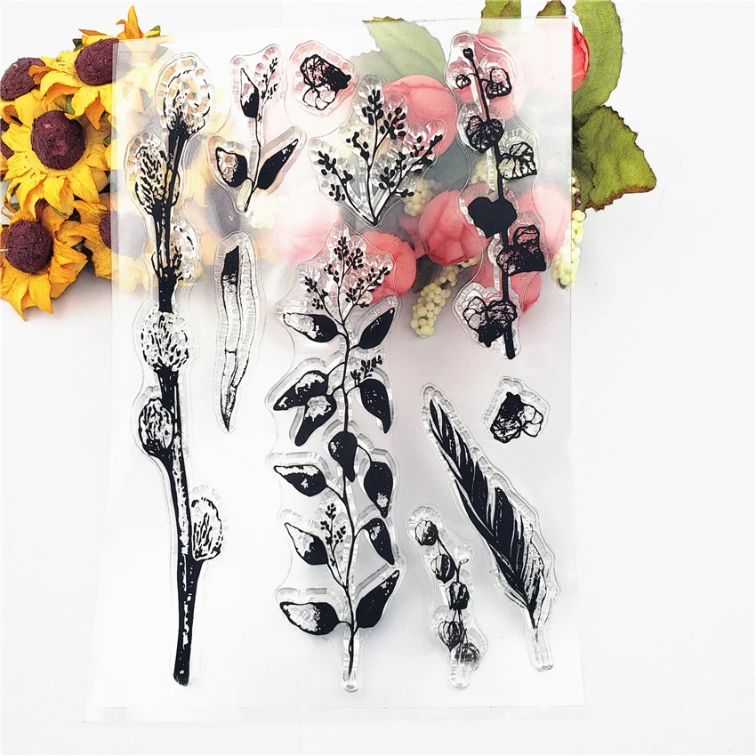 PANFELOU Branches and flowers vine Transparent Silicone Rubber Clear Stamps cartoon for Scrapbooking/DIY Christmas wedding album
PANFELOU Branches and flowers vine Transparent Silicone Rubber Clear Stamps cartoon for Scrapbooking/DIY Christmas wedding album