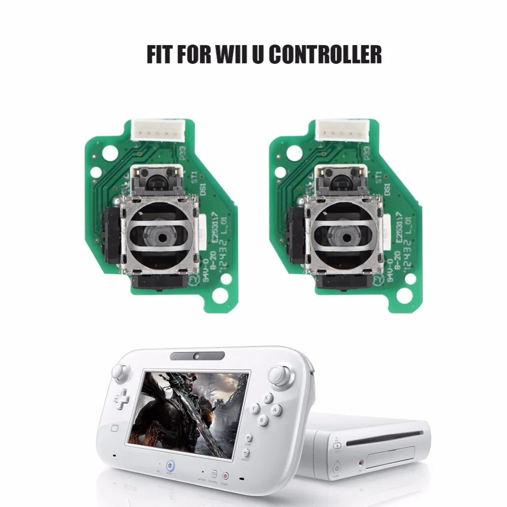 Left & Right Analog 3D Joystick Sticks Replacement for Nintendo for Wii U GamePad Controller 2018
Left & Right Analog 3D Joystick Sticks Replacement for Nintendo for Wii U GamePad Controller 2018