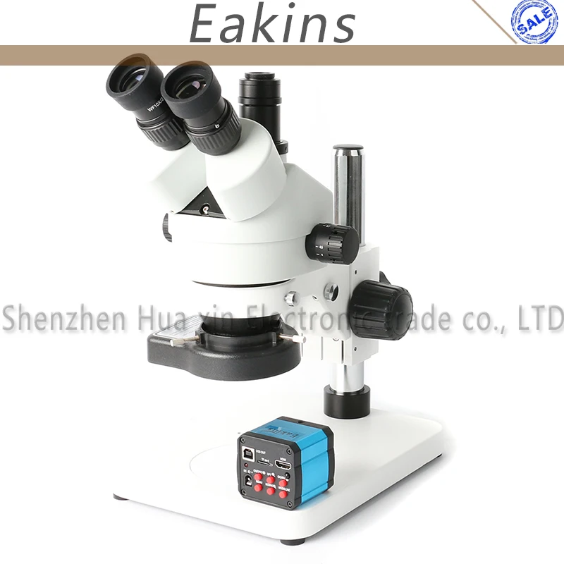 Simul Focal 7X-45X Zoom Trinocular Stereo Microscope+Stand+144 LED Light+14MP HDMI USB Digital Industry Video Microscope Camera
Simul Focal 7X-45X Zoom Trinocular Stereo Microscope+Stand+144 LED Light+14MP HDMI USB Digital Industry Video Microscope Camera