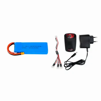 1 pcs 7.4V 25C 3000mAh Battery with 3s balance charger Super upgrade Rechargeable MJX Bugs 3 Quadcopter Spare Parts Lipo 2300mah
1 pcs 7.4V 25C 3000mAh Battery with 3s balance charger Super upgrade Rechargeable MJX Bugs 3 Quadcopter Spare Parts Lipo 2300mah