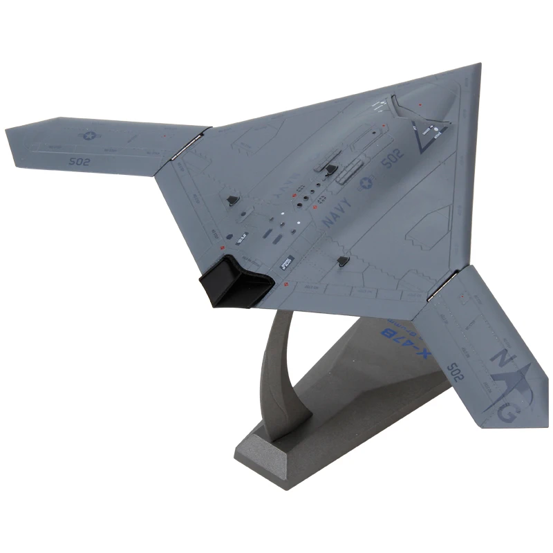 YJ 1/72 Scale Aircraft Model Toys USA Northrop Grumman X-47B UCAV Diecast Metal Plane Model Toy For Gift/Collection
YJ 1/72 Scale Aircraft Model Toys USA Northrop Grumman X-47B UCAV Diecast Metal Plane Model Toy For Gift/Collection