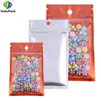 Wholesale 12x20cm 100pcs Clear/ Orange/ Silver Flat Translucent front matte zipper bags aluminum mylar resealable foil bags
Wholesale 12x20cm 100pcs Clear/ Orange/ Silver Flat Translucent front matte zipper bags aluminum mylar resealable foil bags