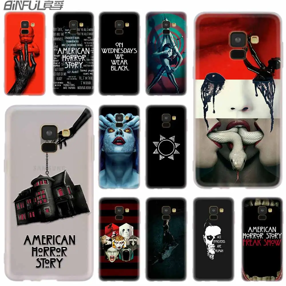 Cover Silicone case For Samsung Galaxy A6 A8 A9 A7 A5 A3 Plus 2018 2017 2016 2015 A6S Star TV American Horror Story
Cover Silicone case For Samsung Galaxy A6 A8 A9 A7 A5 A3 Plus 2018 2017 2016 2015 A6S Star TV American Horror Story