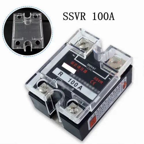 Однофазный полупроводниковый регулятор напряжения SSVR 100A, 220 В переменного тока, релейный модуль регулирования сопротивления
Однофазный полупроводниковый регулятор напряжения SSVR 100A, 220 В переменного тока, релейный модуль регулирования сопротивления