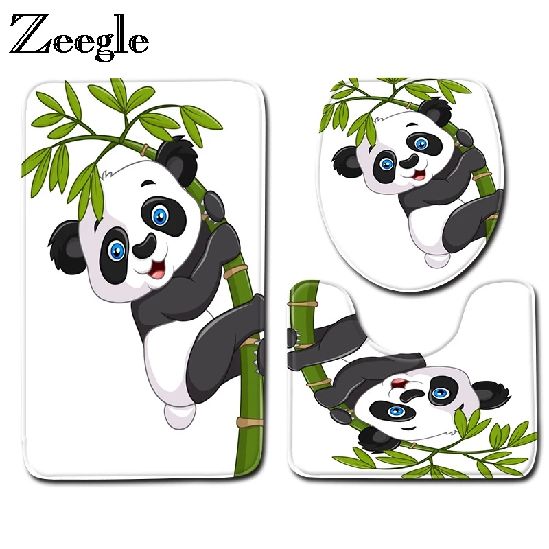 Zeegle 3pcs Bathroom Mat Set Panda Printed Bath Mat Anti Slip Bathroom Rug Soft Foam Mat For Toilet Bath Rugs Bathroom Carpet
Zeegle 3pcs Bathroom Mat Set Panda Printed Bath Mat Anti Slip Bathroom Rug Soft Foam Mat For Toilet Bath Rugs Bathroom Carpet