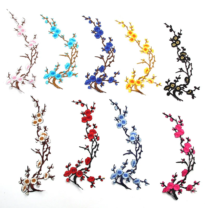 New Plum Embroidery Cloth Stickers Cheongsam Flower Embroidered Cloth Applique Rubber Ironing Clothing Accessories
New Plum Embroidery Cloth Stickers Cheongsam Flower Embroidered Cloth Applique Rubber Ironing Clothing Accessories