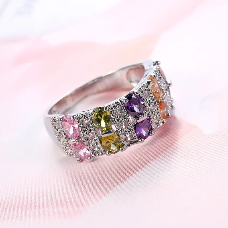 Wholesale Beautiful Simple Jewelry 8 Colors Crystal from Swarovski Ring with Zircon Fit Women and Man Wedding or party
Wholesale Beautiful Simple Jewelry 8 Colors Crystal from Swarovski Ring with Zircon Fit Women and Man Wedding or party