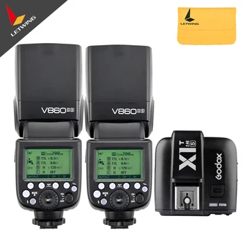 Free Shipping DHL! 2X Godox V860II-S TTL 2.4G GN60 Wireless Li-ion Flash Speedlite + X1T-S Transmitter Kit for Sony
Free Shipping DHL! 2X Godox V860II-S TTL 2.4G GN60 Wireless Li-ion Flash Speedlite + X1T-S Transmitter Kit for Sony
