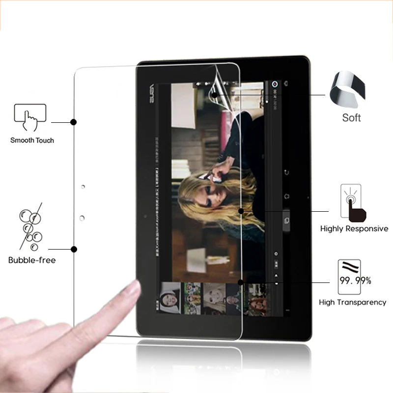 High clear LCD Anti-Scrathes Screen Protector Film For ASUS MeMo Pad FHD10 ME302C 10.1" tablet HD Glossy protective films
High clear LCD Anti-Scrathes Screen Protector Film For ASUS MeMo Pad FHD10 ME302C 10.1" tablet HD Glossy protective films