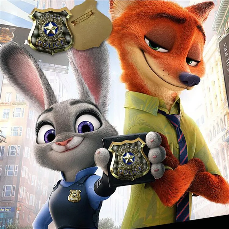 Cosplay Movie Zootopia Judy Hopps Badge Cosplay Police Badge Brooch Bunny Judy Badge Pins Jewelry Cosplay Pin Accessories
Cosplay Movie Zootopia Judy Hopps Badge Cosplay Police Badge Brooch Bunny Judy Badge Pins Jewelry Cosplay Pin Accessories