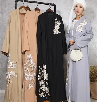Muslim adult flowers pattern embroidery abaya Arab Fashion was thin islamic Dress Musical Robe Ramadan clothing wj997 dropship
Muslim adult flowers pattern embroidery abaya Arab Fashion was thin islamic Dress Musical Robe Ramadan clothing wj997 dropship