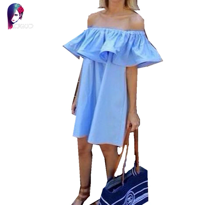 Fashion Brand Vestidos Summer Dress Women Off Shoulder Dress Sleeveless Ruffles Cross Straps Dresses Candy Color Party Dresses
Fashion Brand Vestidos Summer Dress Women Off Shoulder Dress Sleeveless Ruffles Cross Straps Dresses Candy Color Party Dresses