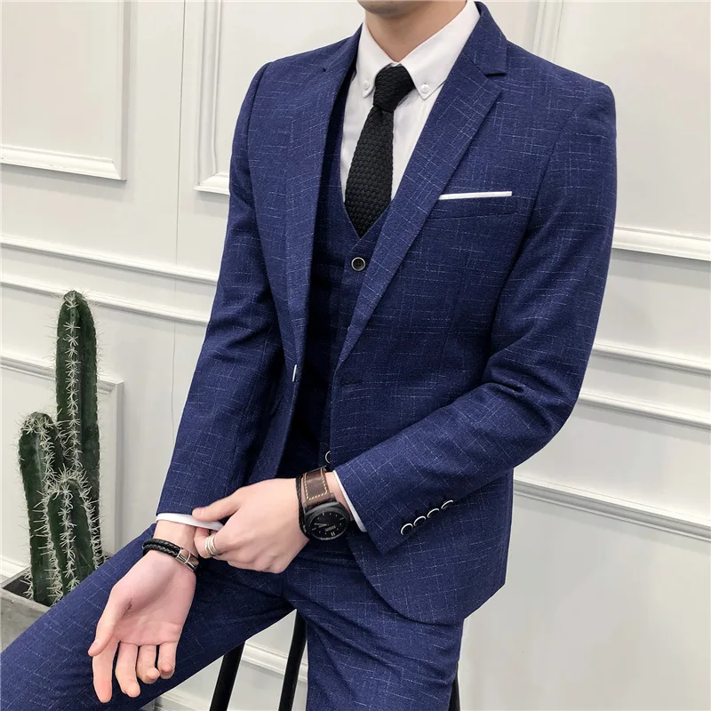 New 2019 Mens Chinese Tunic Collar Bridegroom Suit Formal Wear Dress Slim Fit Male Suits Groom Wedding Blazer+Vest+Pants
New 2019 Mens Chinese Tunic Collar Bridegroom Suit Formal Wear Dress Slim Fit Male Suits Groom Wedding Blazer+Vest+Pants