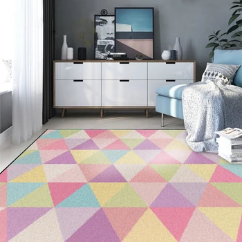 Fashion Geometric Lovely Macarons Pink Purple Blue seven colors Triangles Door Mat Living Room Home Decorative Carpet Area Rug
Fashion Geometric Lovely Macarons Pink Purple Blue seven colors Triangles Door Mat Living Room Home Decorative Carpet Area Rug