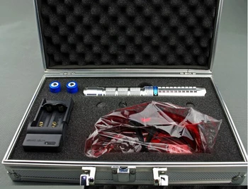 High power Most Powerful Blue Laser Pointer 450nm 100000m 100w Focusable Laser Pointers burn match candle lit cigarette
High power Most Powerful Blue Laser Pointer 450nm 100000m 100w Focusable Laser Pointers burn match candle lit cigarette
