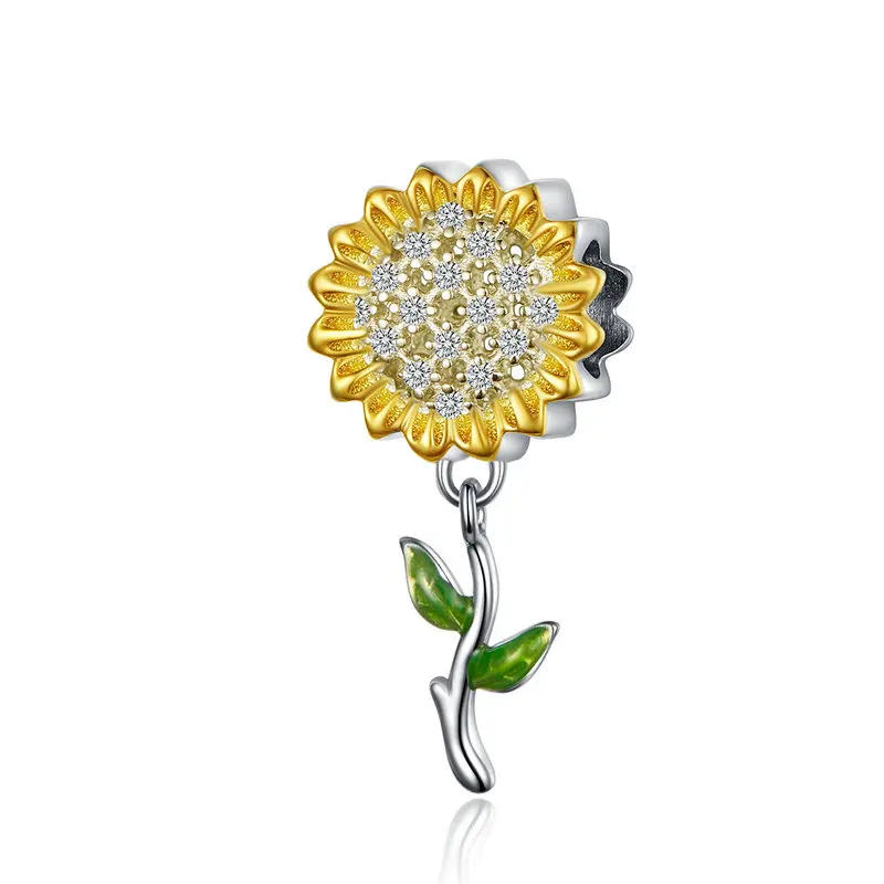 MOWIMO Yellow Stone Sunflower Charms 925 Sterling Silver Beads Fit Original Pandora Bracelet Pendant DIY Jewelry Making BKC1211
MOWIMO Yellow Stone Sunflower Charms 925 Sterling Silver Beads Fit Original Pandora Bracelet Pendant DIY Jewelry Making BKC1211