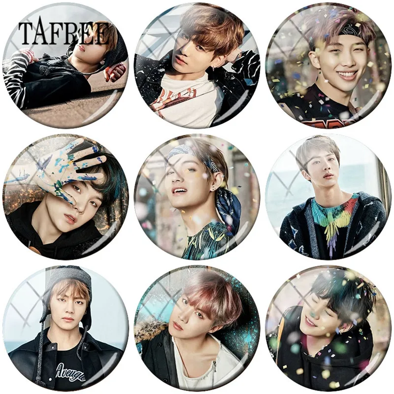 TAFREE 2019 Fashion BTS Bangtan Boys 25mm Round Glass Cabochon Photo Dome DIY Jewelry Findings For Keychain Necklace Charm
TAFREE 2019 Fashion BTS Bangtan Boys 25mm Round Glass Cabochon Photo Dome DIY Jewelry Findings For Keychain Necklace Charm