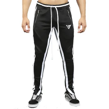 Men trousers joggers Fitness training Sportswear fashion Small feet pencil pants Striped zipper trousere 2019 Brand new streetwe
Men trousers joggers Fitness training Sportswear fashion Small feet pencil pants Striped zipper trousere 2019 Brand new streetwe