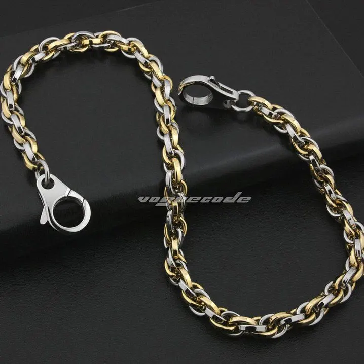Gold Silver Rocker Fashion Waist Pendant Solid 316L Stainless Steel Cool Men's Biker Spiral Type Wallet Chain 5N009WC 14"~36"
Gold Silver Rocker Fashion Waist Pendant Solid 316L Stainless Steel Cool Men's Biker Spiral Type Wallet Chain 5N009WC 14"~36"