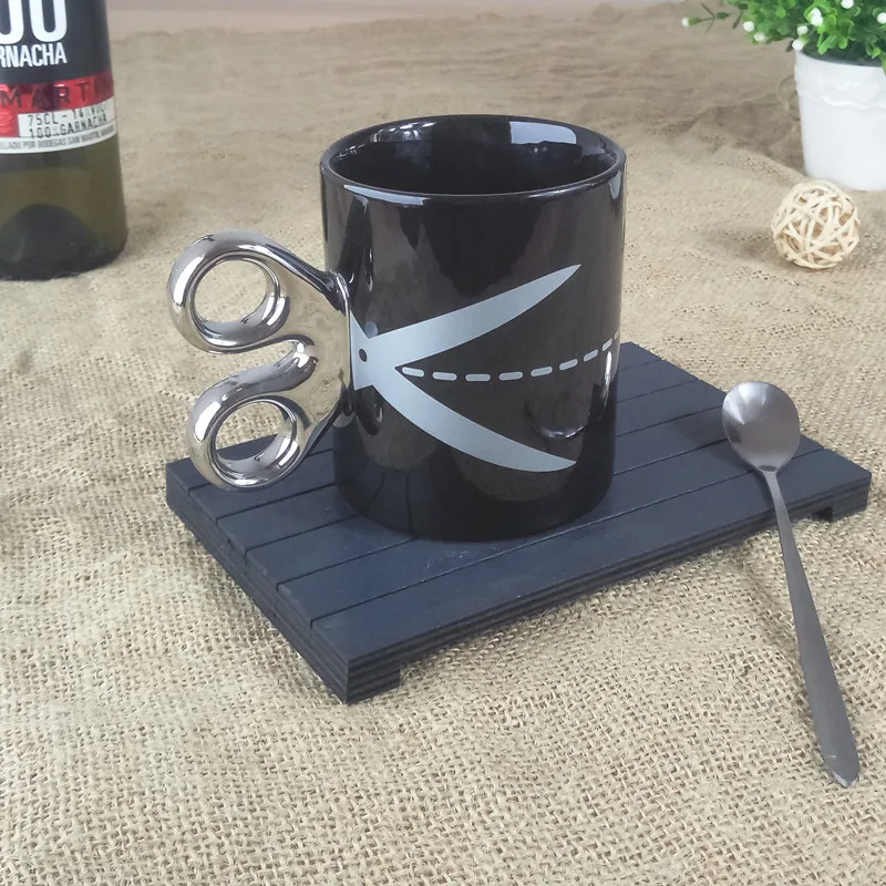 New scissors handle mug with subtitles passion font coffee mug black white cup birthday gift teacup drinking utensils 6ZDZ258
New scissors handle mug with subtitles passion font coffee mug black white cup birthday gift teacup drinking utensils 6ZDZ258