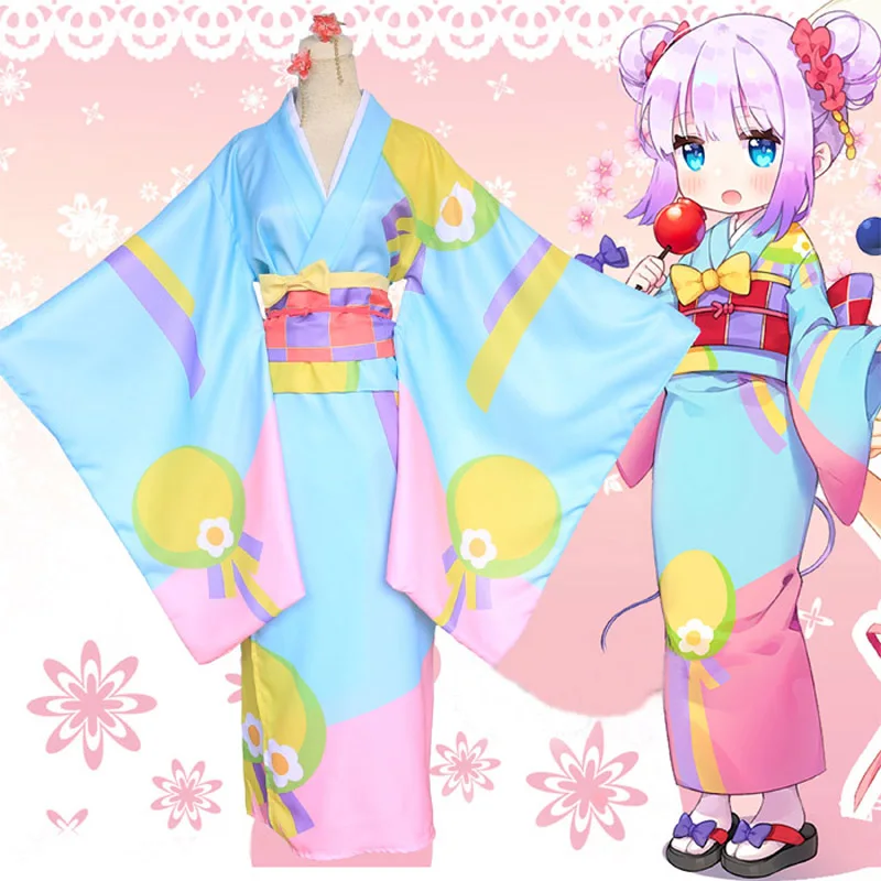 Kobayashi san Chi no Maid Dragon Kanna Kamui Tohru Kimono Cosplay Costume Miss Kobayashi's Dragon Full Set Yukata Dress
Kobayashi san Chi no Maid Dragon Kanna Kamui Tohru Kimono Cosplay Costume Miss Kobayashi's Dragon Full Set Yukata Dress
