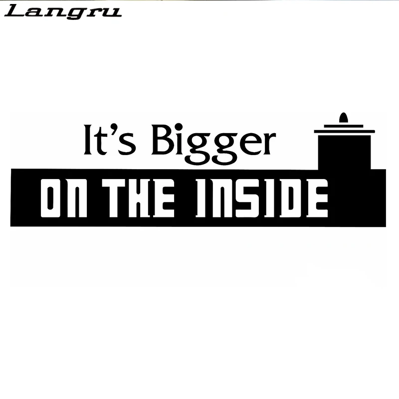 Langru It's Bigger On The Inside Doctor Who Suvs Bumper Car Styling Stickers Vinyl Decor Decals Jdm
Langru It's Bigger On The Inside Doctor Who Suvs Bumper Car Styling Stickers Vinyl Decor Decals Jdm