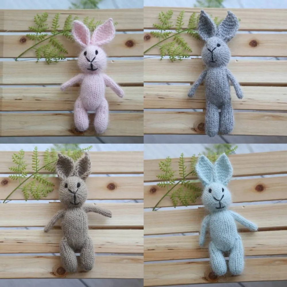 Teddy Bunny Photography Props Stuffed Animal Newborn Bunny Pops Knit Baby Easter Rabbit Toy
Teddy Bunny Photography Props Stuffed Animal Newborn Bunny Pops Knit Baby Easter Rabbit Toy