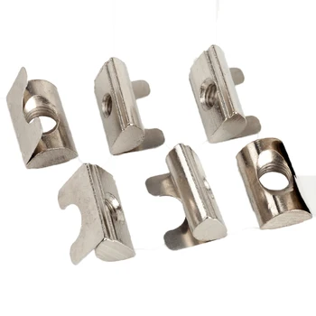 5pcs 3030 Half round nut M4 M5 M6 M8 shrapnel nut block elastic nut EU standard 30/40/45 series Aluminum Profile Accessories
5pcs 3030 Half round nut M4 M5 M6 M8 shrapnel nut block elastic nut EU standard 30/40/45 series Aluminum Profile Accessories