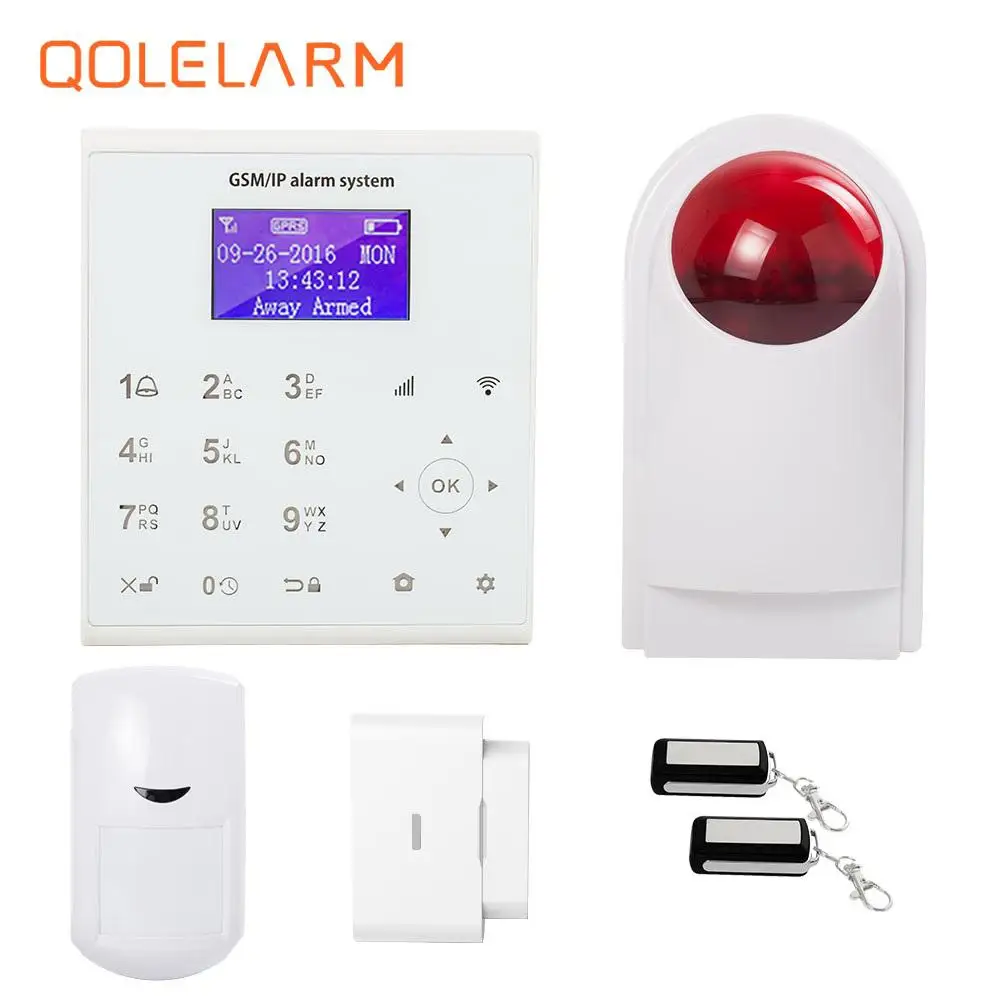 QOLELARM Spanish/French/Danish GPRS WIFI GSM Home Security Alarm System Wireless Fire Heat Smoke Detector Pet friendly Sensor
QOLELARM Spanish/French/Danish GPRS WIFI GSM Home Security Alarm System Wireless Fire Heat Smoke Detector Pet friendly Sensor