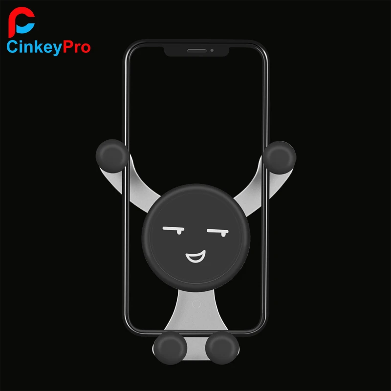 CinkeyPro Car Phone Holder Smile for iPhone Samsung Mount Stand No Magnetic Air Vent Gravity Support Mobile Phone Universal
CinkeyPro Car Phone Holder Smile for iPhone Samsung Mount Stand No Magnetic Air Vent Gravity Support Mobile Phone Universal