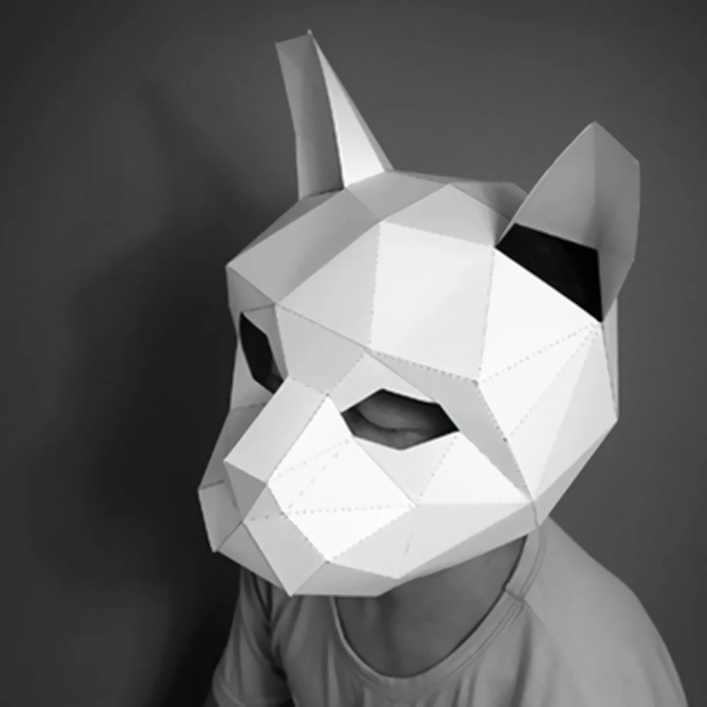 Halloween Masquerade Cosplay Paper Mask 3D Paper Model Space Library Papercraft Cardboard House Children Paper Toy Animal Avatar
Halloween Masquerade Cosplay Paper Mask 3D Paper Model Space Library Papercraft Cardboard House Children Paper Toy Animal Avatar