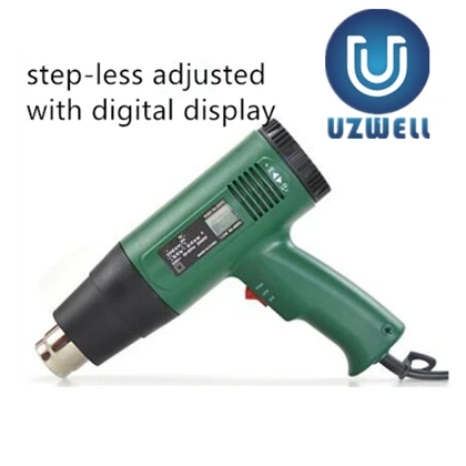UZWELL Thermostat hot air gun digital display car foil gun baking gun industrial hot hair dryer film heat shrink
UZWELL Thermostat hot air gun digital display car foil gun baking gun industrial hot hair dryer film heat shrink
