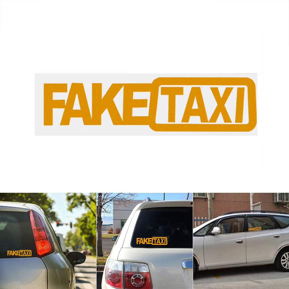 1 Pcs Universal Car Sticker FAKE TAXI Race Auto Funny Vinyl Decal 20x5cm Car Styling
1 Pcs Universal Car Sticker FAKE TAXI Race Auto Funny Vinyl Decal 20x5cm Car Styling