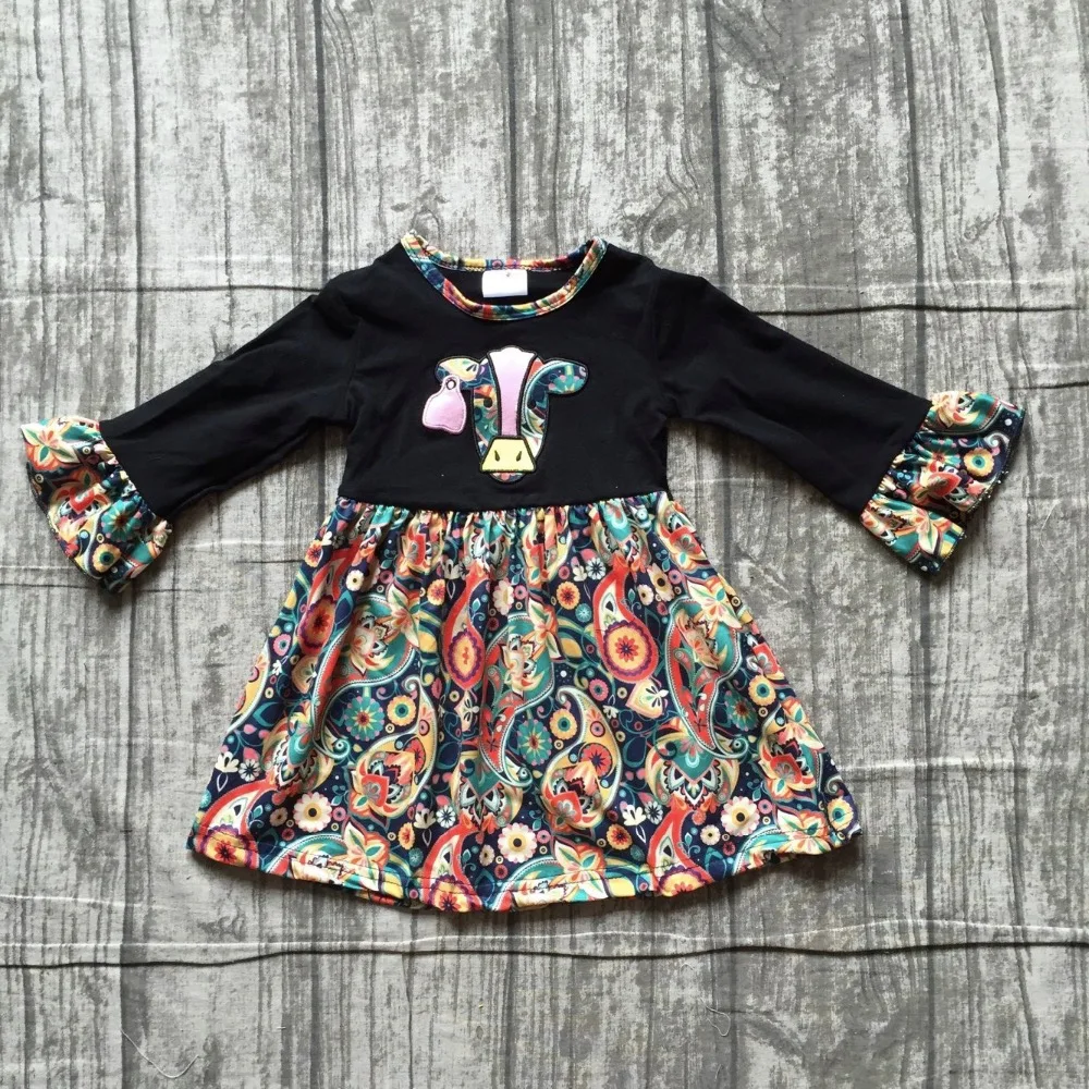 new arrivals Fall/winter baby girls kids wear outfits cotton cow black floral milk silk ruffles boutique children clothing
new arrivals Fall/winter baby girls kids wear outfits cotton cow black floral milk silk ruffles boutique children clothing