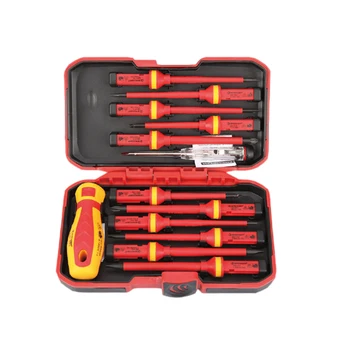 13pcs Insulated Screwdrivers Durable Hand Tool Pozidriv Bit Screwdrivers Electrician Tool for Electrician Repairing
13pcs Insulated Screwdrivers Durable Hand Tool Pozidriv Bit Screwdrivers Electrician Tool for Electrician Repairing