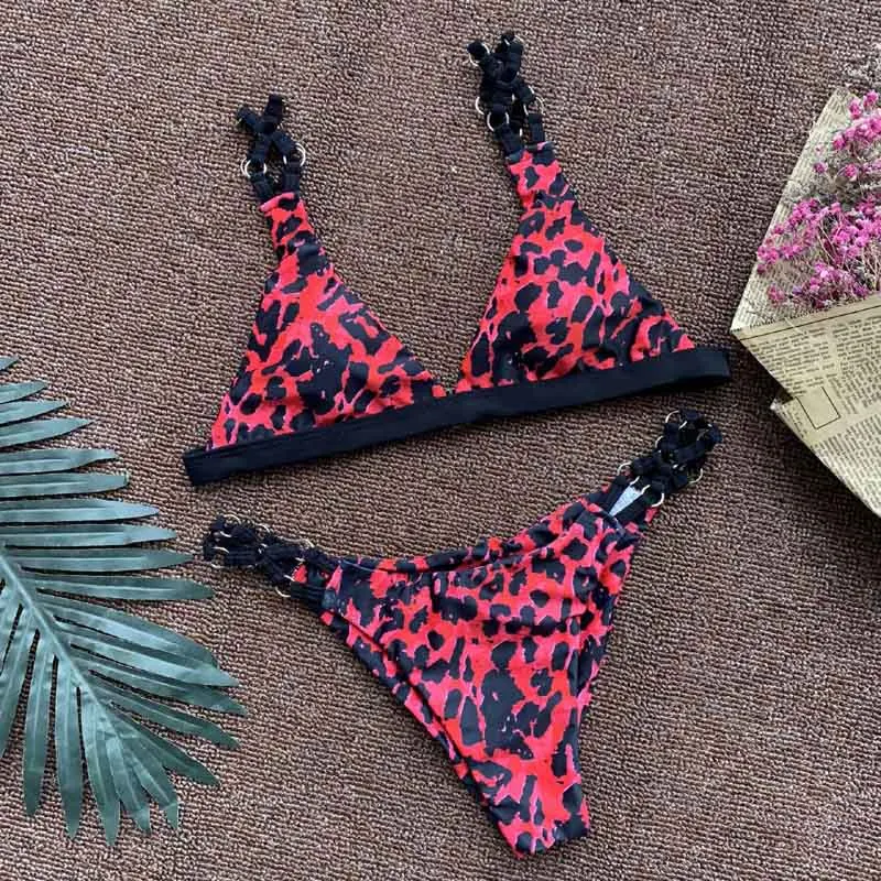 Sexy Micro Brazilian Bikini Female Leopard Swimsuit Women Swimwear Two-pieces Bikini set String Thong Bather Bathing Suit
Sexy Micro Brazilian Bikini Female Leopard Swimsuit Women Swimwear Two-pieces Bikini set String Thong Bather Bathing Suit