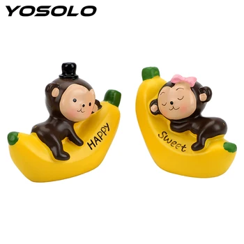 YOSOLO Love Alphabet Monkey Banana Monkey Doll Cartoon Dashboard Decoration Gift For Children Interior Accessories Car Ornament
YOSOLO Love Alphabet Monkey Banana Monkey Doll Cartoon Dashboard Decoration Gift For Children Interior Accessories Car Ornament