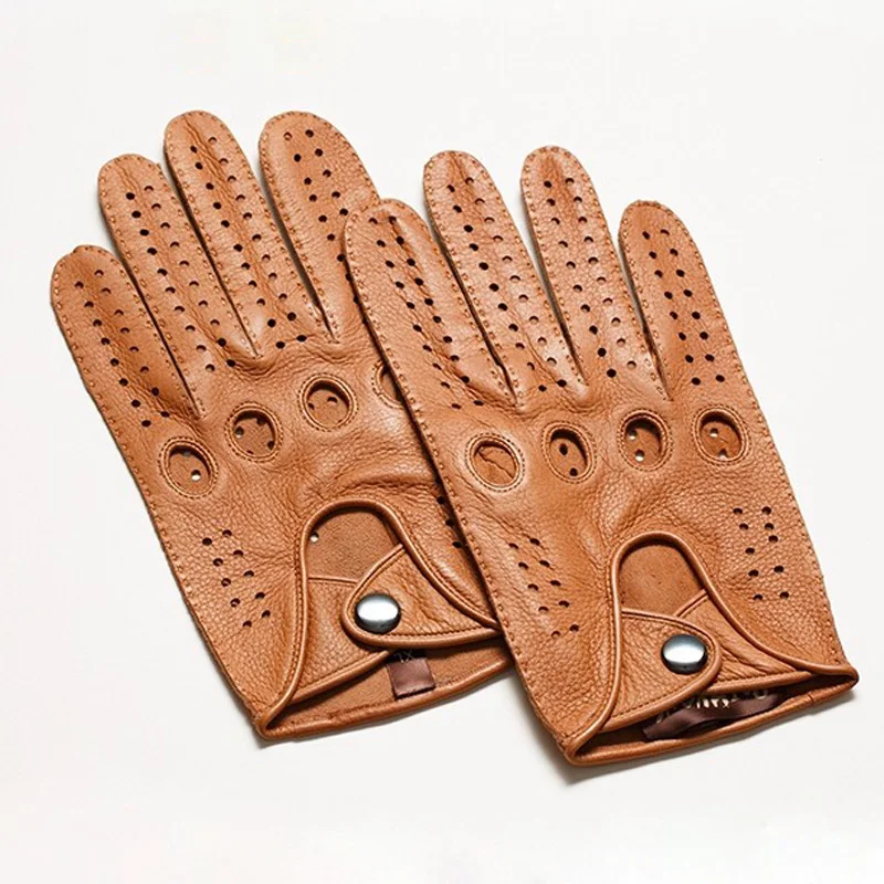 New Arrival Luxury Mens Genuine Leather Gloves Sheepskin Gloves Fashion Men Black Breathable Driving Gloves For Male Mittens
New Arrival Luxury Mens Genuine Leather Gloves Sheepskin Gloves Fashion Men Black Breathable Driving Gloves For Male Mittens