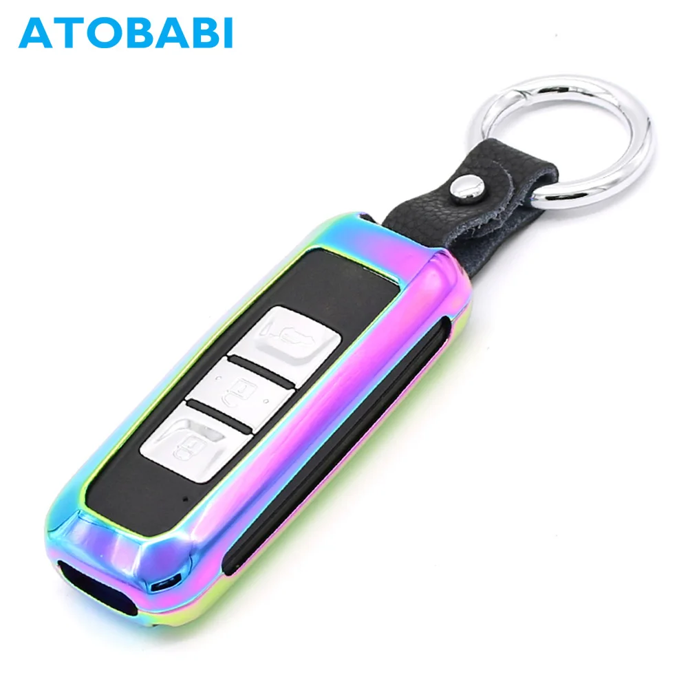 ATOBABI Zinc Alloy Key Case Remote Fob Shell Keychain Protector Holder for Wuling Hongguang S Baojun 730 510 560 Car Key Cover
ATOBABI Zinc Alloy Key Case Remote Fob Shell Keychain Protector Holder for Wuling Hongguang S Baojun 730 510 560 Car Key Cover