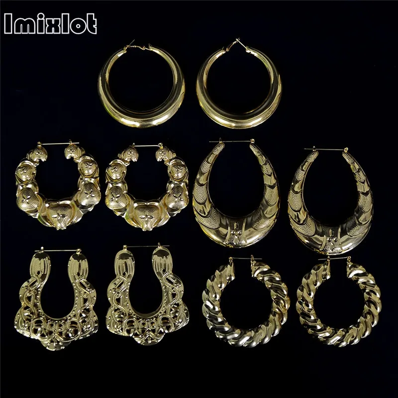 Brincos Para As Mulheres Earings Large Bamboo Joint Hoop Earrings Hip-hop Golden Ladies Big Circle Studs Street Dance Club
Brincos Para As Mulheres Earings Large Bamboo Joint Hoop Earrings Hip-hop Golden Ladies Big Circle Studs Street Dance Club