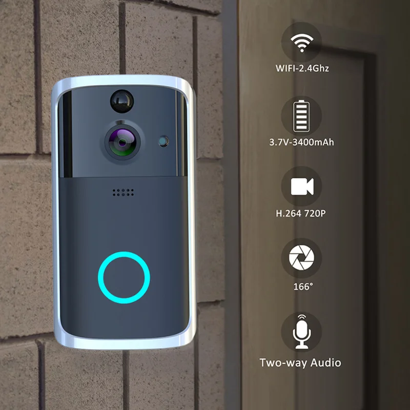 Smart IP Video Intercom WI-FI Video Door Phone Door Bell WIFI Doorbell Camera For Apartments IR Alarm Wireless Security Camera
Smart IP Video Intercom WI-FI Video Door Phone Door Bell WIFI Doorbell Camera For Apartments IR Alarm Wireless Security Camera