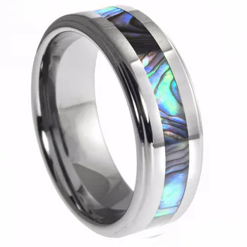 8MM/6MM Stunning Tungsten Carbide Abalone Shell Inlay Rings Mens Anniversary Couple's Wedding Band Women Jewelry
8MM/6MM Stunning Tungsten Carbide Abalone Shell Inlay Rings Mens Anniversary Couple's Wedding Band Women Jewelry