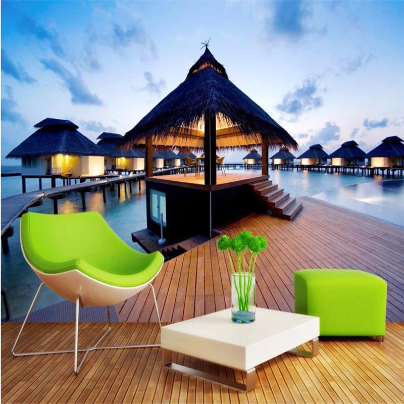 beibehang 3d wall papers home decor 3d mural decor photo backdrop stereo Sunset Beach Art wooden huts room hotel flooring
beibehang 3d wall papers home decor 3d mural decor photo backdrop stereo Sunset Beach Art wooden huts room hotel flooring