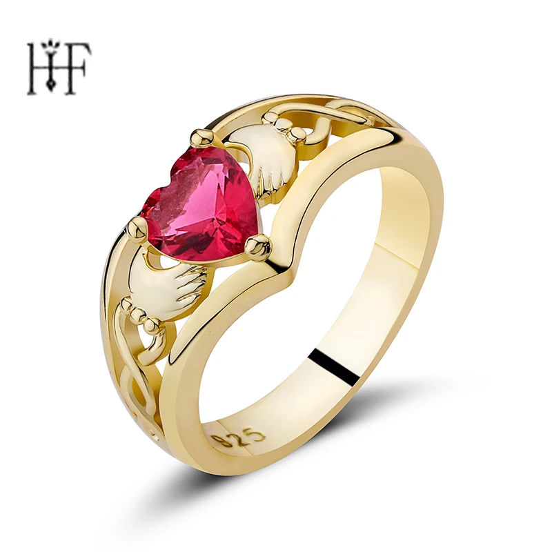 Gorgeous Gold Filled Red AAA Zircon Wedding Ring Maxi Heart Rings For Men Women White Cubic Zirconia Color Sieraden jewelery
Gorgeous Gold Filled Red AAA Zircon Wedding Ring Maxi Heart Rings For Men Women White Cubic Zirconia Color Sieraden jewelery
