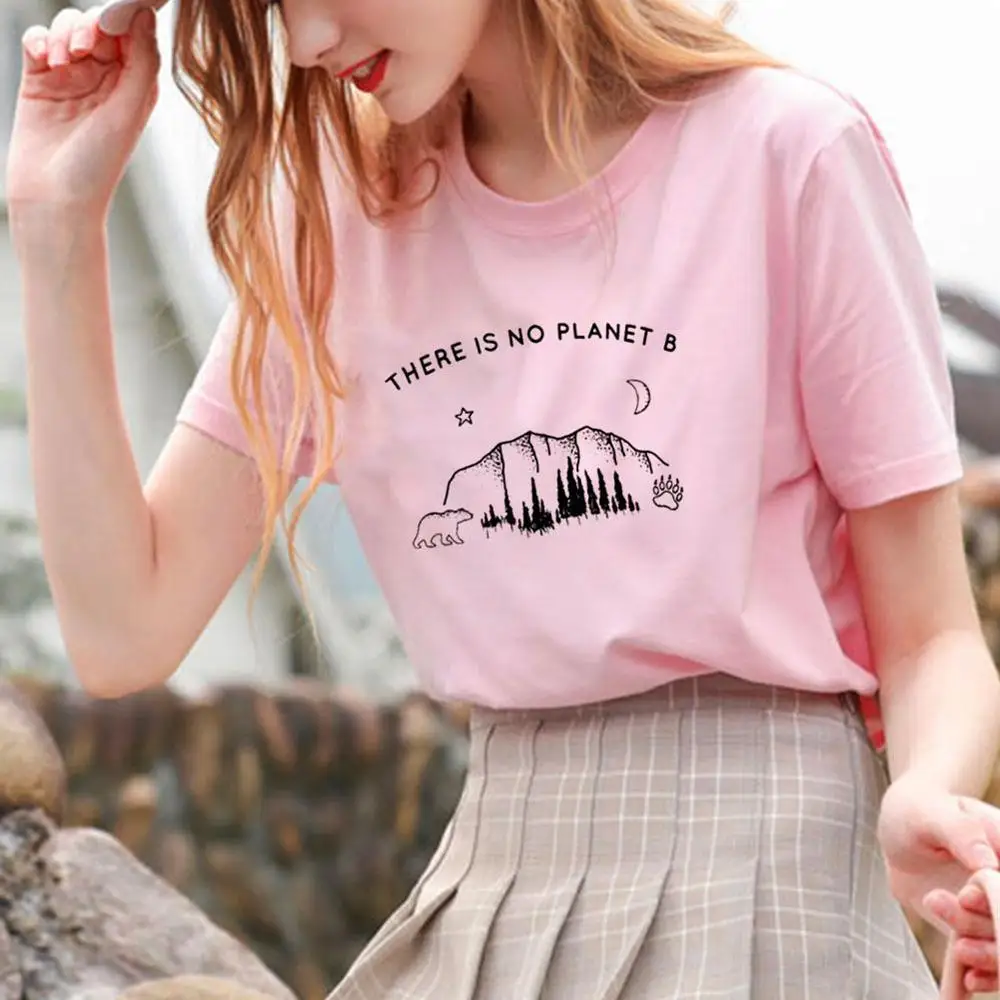 There is No Planet B Letter Printed T-shirt Save The Environment Tee Tops Women Tshirt Wholesale
There is No Planet B Letter Printed T-shirt Save The Environment Tee Tops Women Tshirt Wholesale